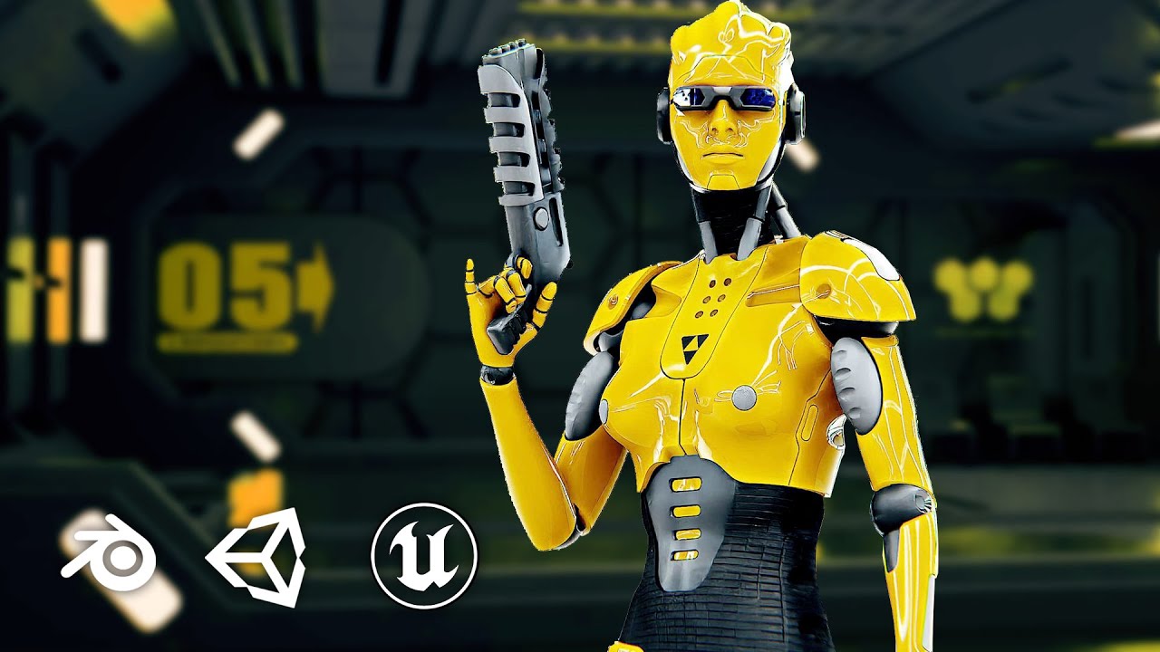 Android Genova-X Auto-Rig Pro Rigged For Mixamo Unreal Engine Unity 3D Model