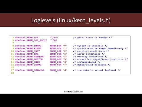 Linux Rootkits for Red-Blue Teams course  printk