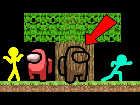 Stickman VS Among Us: Hide And Seek - AVM Shorts Animation