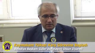 Tavşanlı Kaymakamı Yüksel Kara Görevine Başladı