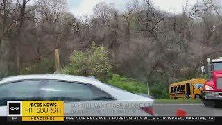 School van crashes along I-79