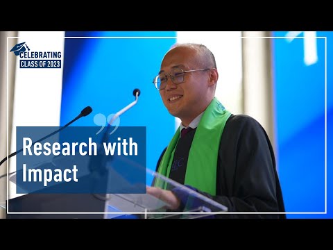 Research with Impact: Tianhao Yao - HEC Paris Graduation Ceremony 2023 - Student Speech