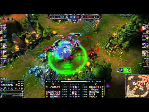 Fed Ryze W/ Sona heal 2v5