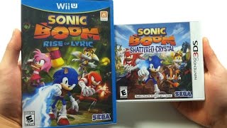 Sonic Boom Rise of Lyric / Shattered Crystal ( Wii U / 3DS ) Unboxing