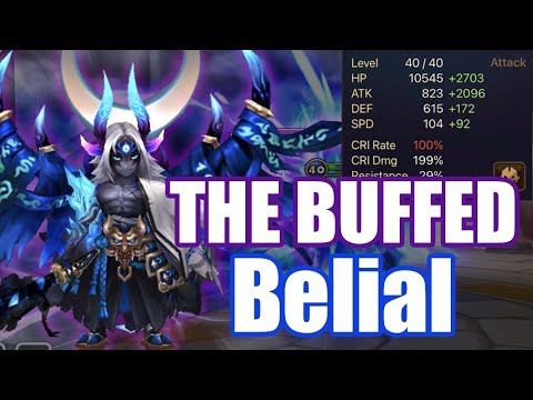 【Summoners War | Curry's RTA】THE BUFFED Belial, he gots new power and he is my best partner!