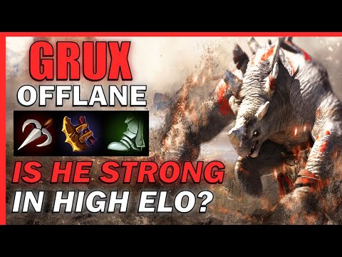 Are these BUFFS enough to make GRUX STRONG IN HIGH ELO? - Predecessor Offlane Gameplay