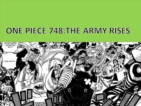 ONE PIECE CHAPTER 748: THE ARMY RISES