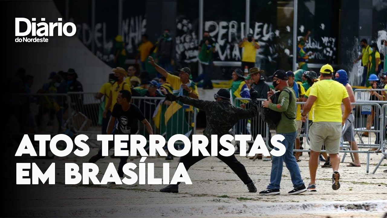 Imagem da notícia: Atos terroristas deixam rastro de destruição em Brasília; veja vídeo