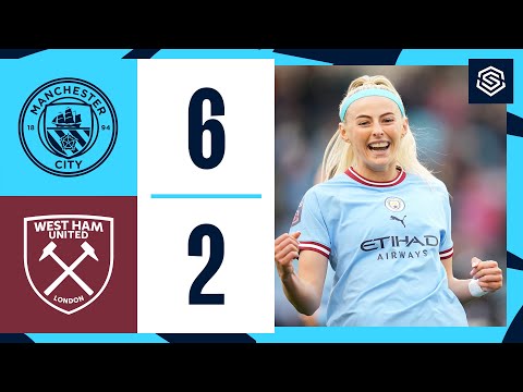 HIGHLIGHTS | Man City 6-2 West Ham | City up to second after eight-goal thriller!