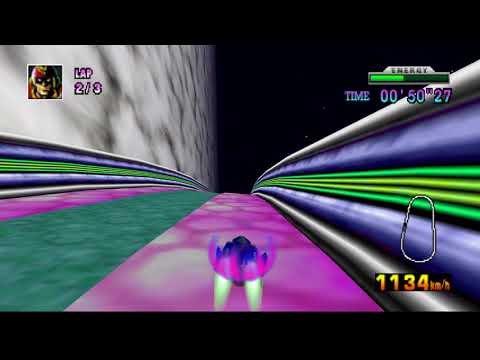 F Zero X Silence Time Trial Borderless Widescreen (HD) (1080p)