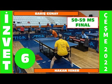 ÇEŞME 2022 | BARIŞ GÜNAY - HAKAN YENER | 50-59 MS | FINAL