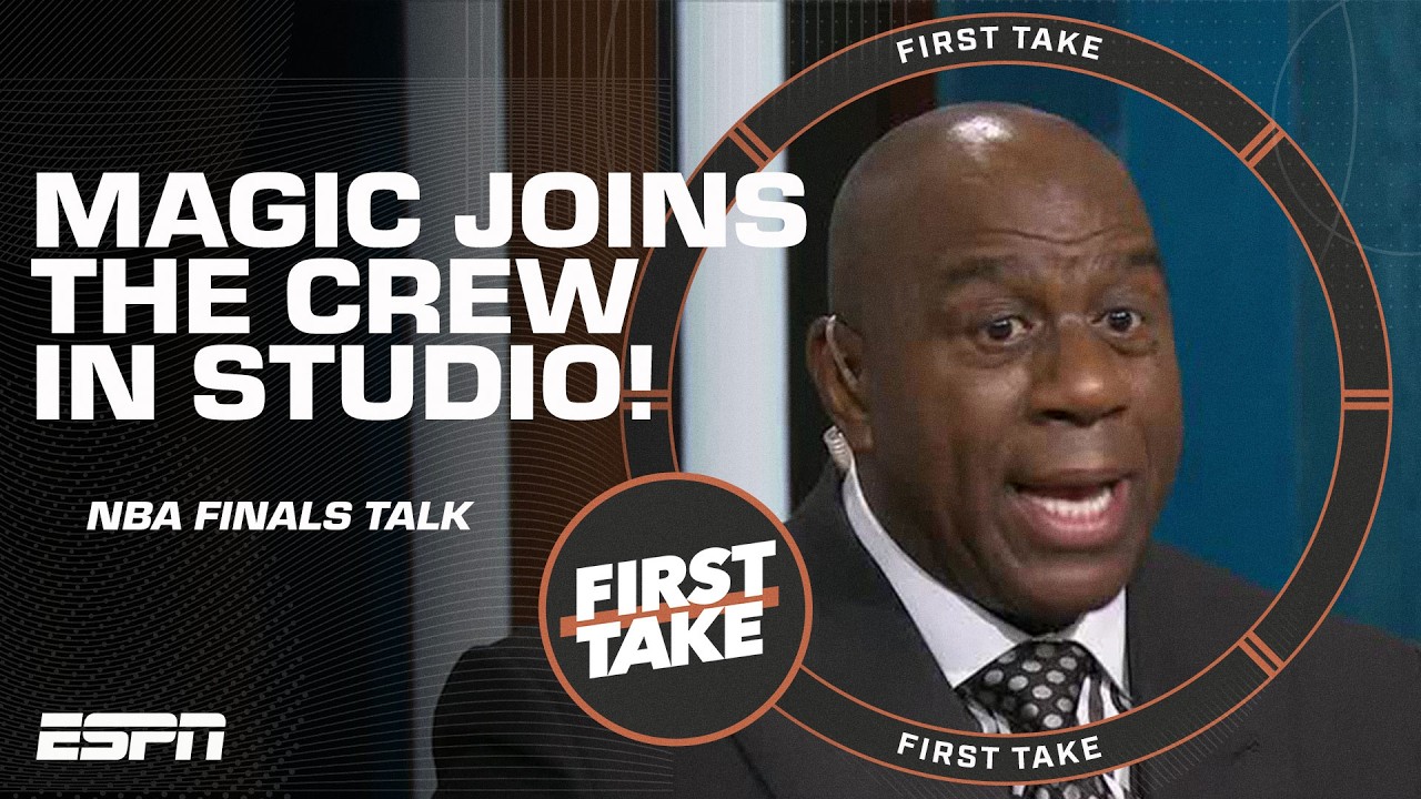 Magic Johnson joins the show! 🎤 Evaluating the Knicks in the 2026 NBA Finals 🔥 | First Take