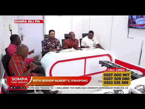 SOMPA FIRST SERVICE WITH BISHOP ALBERT  SACKEY KWAPONG LIVE ON SOMPA 93.1FM/TV  || 04-02-26