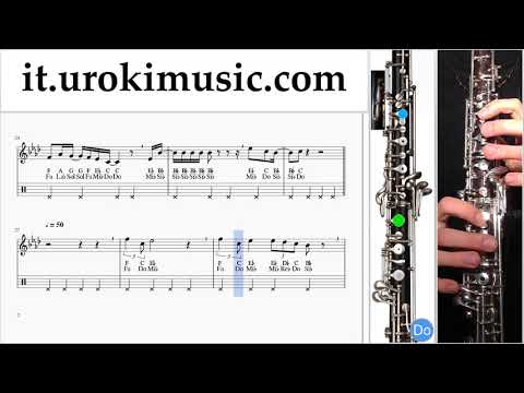 Lezioni di Oboe Ariana Grande - Breathin Tutorial Spartito um-ih276