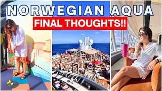 Mini Golf and Drop Slide on my LAST DAY on the Norwegian Aqua!