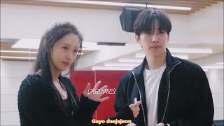 YOONA AND JUNHO BEHIND THE SCENES FOR GAYO DAEJEJEON STAGE