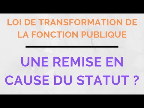 Loi du 6 août 2019 de transformation de la fonction publique : Analyse et critique