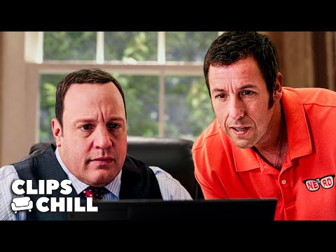 Adam Sandler Meets President Kevin James | Pixels