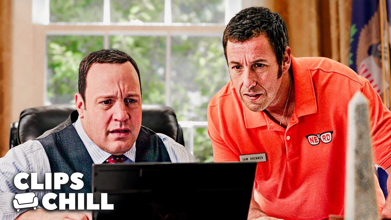 Adam Sandler Meets President Kevin James | Pixels