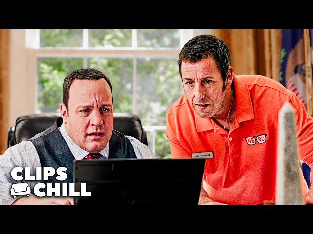 Adam Sandler Meets President Kevin James | Pixels SDDEFAULT Thumbnail