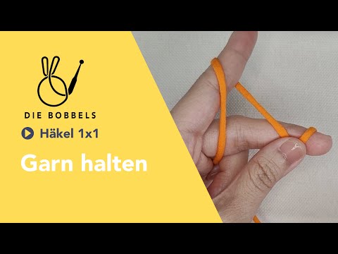 Garn halten beim Häkeln - Die beste Technik für Anfänger!