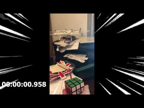 Unofficial World Record for the 3x3x3 Rubik Cube 0.958 seconds!