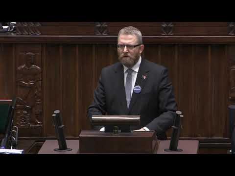 Grzegorz Braun domaga się przerwy i oskarża prezydium Sejmu