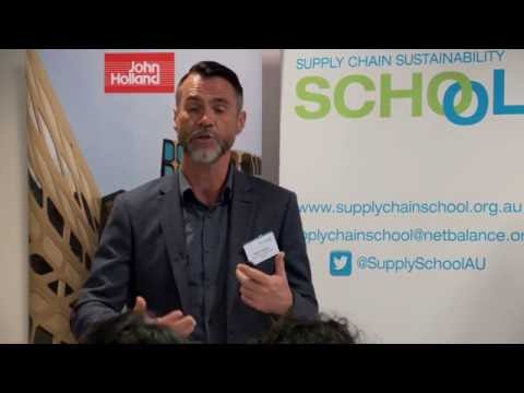 Robin Mellon, Supply Chain Sustainability School - influences on today's supply chains