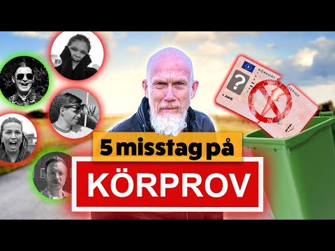 5 Elevers Misstag På Deras Uppkörning