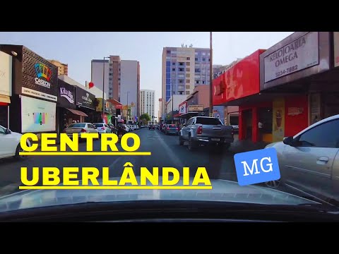 Tour of downtown Uberlândia, MG