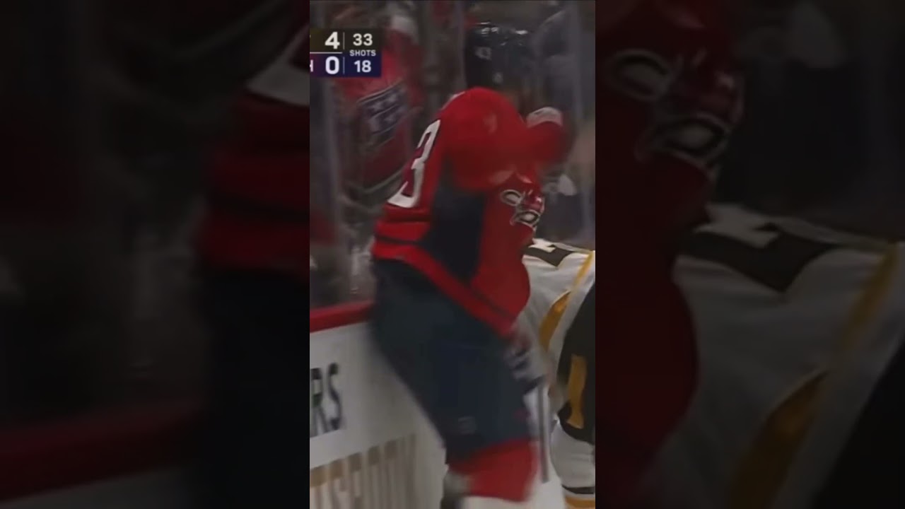 Penguins vs Capitals fight #pittsburghpenguins #hockey #nhl