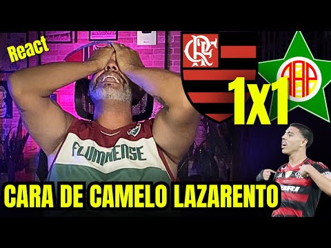React melhores momentos Flamengo 1x1 Portuguesa | Cara de camelo tirou minha alegria 