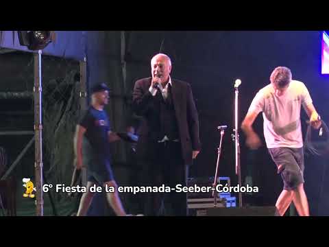 Marcelo "El Coto" en la Fiesta de la empanada