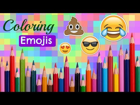 Emoji coloring pages for kids - LittleToy Games