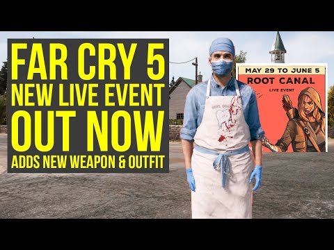 New Far Cry 5 Live Event OUT NOW - Adds New Weapon & Outfit (Far Cry 5 Root Canal) Video