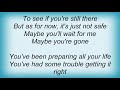 Sondre Lerche - Maybe You're Gone Lyrics
