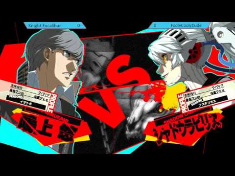 P4AU Netplay Tourney Winners Top 8 - Knight (Narukami) vs FoolyCoolyDude (Shabrys)