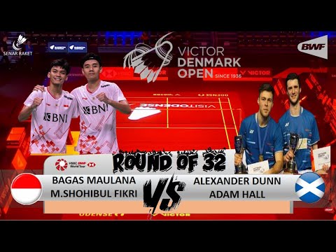 [R32] Bagas Maulana M Shohibul Fikri (INA) VS Alexander Dunn/Adam Hall | DENMARK OPEN 2023