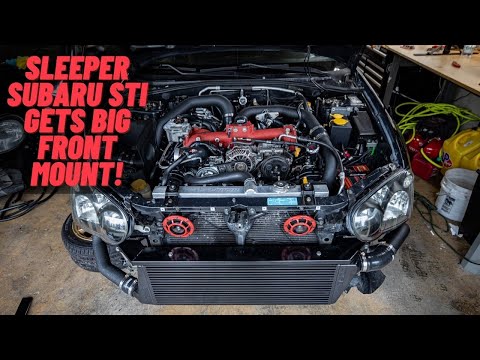 2005 Subaru WRX STI Gets Big Cobb Front Mount!