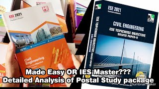 Made Easy or IES Master Postal Study Package| Detailed Anaiysis #GATE #IES #ESE #Engineering #B.tech