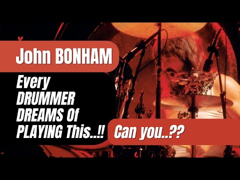 John BONHAM's UNSTOPPABLE Drum Intro "Why It's The GREATEST Ever Made?"