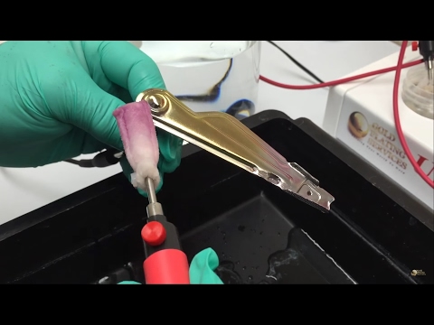 24K Brush Gold Plating on Guns - How to Brush Gold Plate Steel - Universal Plater Kit