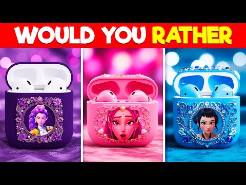 Would You Rather...? Choose 💜 Purple 🩷 Pink or 💙 Blue