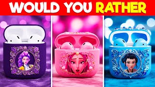 Would You Rather...? Choose 💜 Purple 🩷 Pink or 💙 Blue
