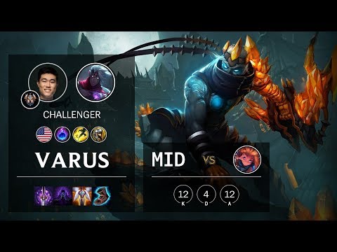 Varus Mid vs Zoe - NA Challenger Patch 10.7