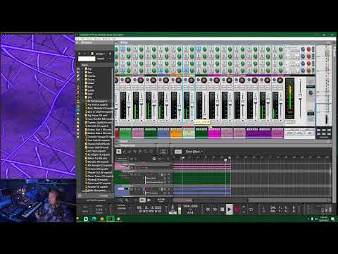 Reason 12 music production, ambient/psybient track