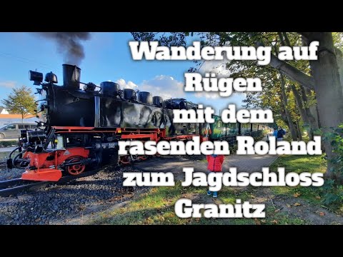 Wanderung auf Rügen von Baabe mit dem rasenden Roland zum Jagdschloss Granitz bei Binz