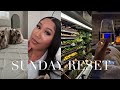 SUNDAY RESET | CLEAN WITH ME, GROCERY SHOPPING, COOKING, SELF CARE + MORE!