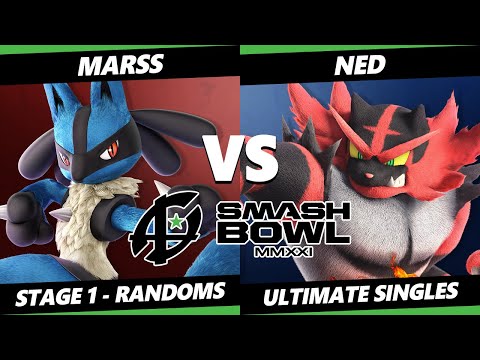 Smash Bowl MMXI Randoms SSBU - PG | Marss Vs. Ned - Smash Ultimate Stage 1