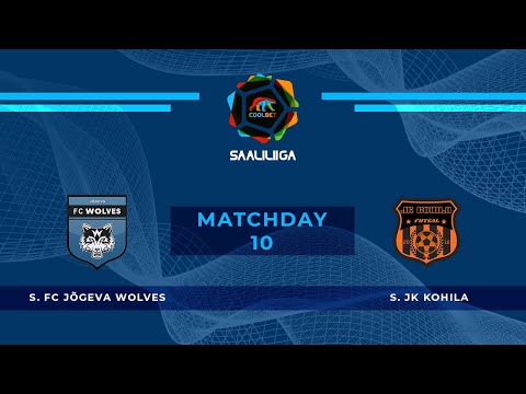 FC Jõgeva Wolves - JK Kohila. Coolbet Saaliliiga. MD 10. Live stream